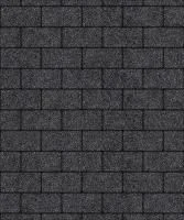 Тротуарная плитка Прямоугольник 200х100х60 мм, мрамор, черный