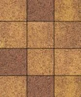 Тротуарная плитка Квадрат 300х300х60 мм, гранит, Осень