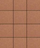 Тротуарная плитка Квадрат 300х300х60 мм, гранит, оранжевый