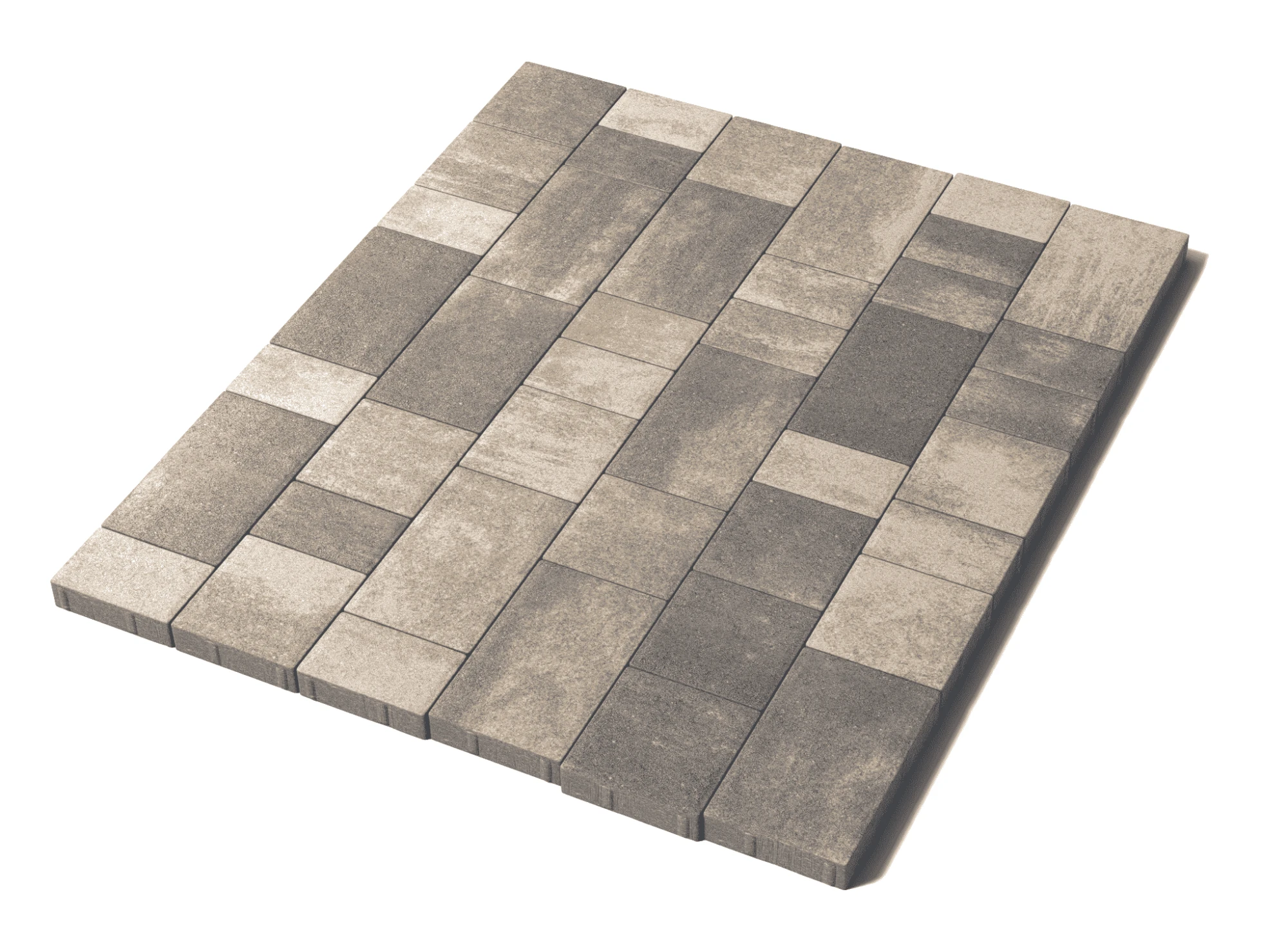 Тротуарная плитка Старый город, 40 мм, Доломит