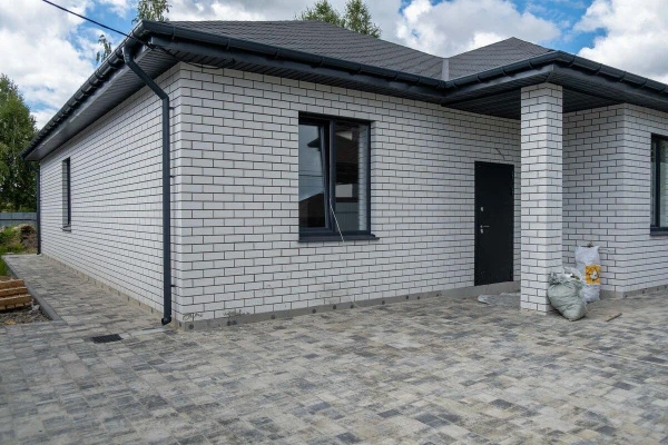 Укладка плитки Старый город, Антрацит в СНТ Медик