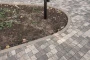 Тротуарная плитка Антик  Б.3.А.6 гранит н/м листопад (черный,белый) - Антрацит