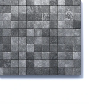 Купите тротуарную плитку Б.3.К.6 гладкий листопад (черный, белый) - Антрацит