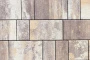 Купите тротуарную плитку Б.1.Фсм.6 - Доломит (бело-бежево-темнокоричневый)