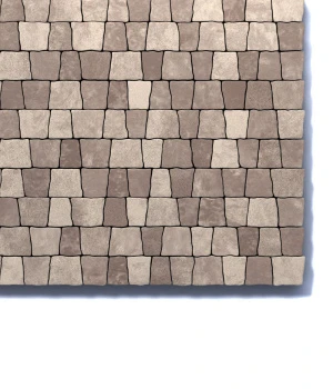 Купите тротуарную плитку Антик Б.3.А.6 гладкий листопад(бел, беж, коричн.)