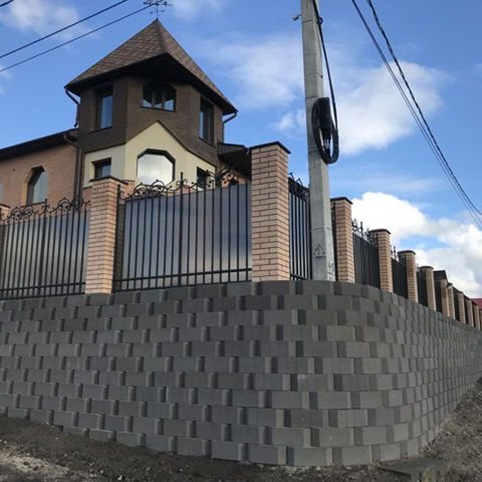 Новинка! Подпорная стена (подпорный блок) для оформления ландшафта Новинка! Подпорная стена (подпорный блок) для оформления ландшафта