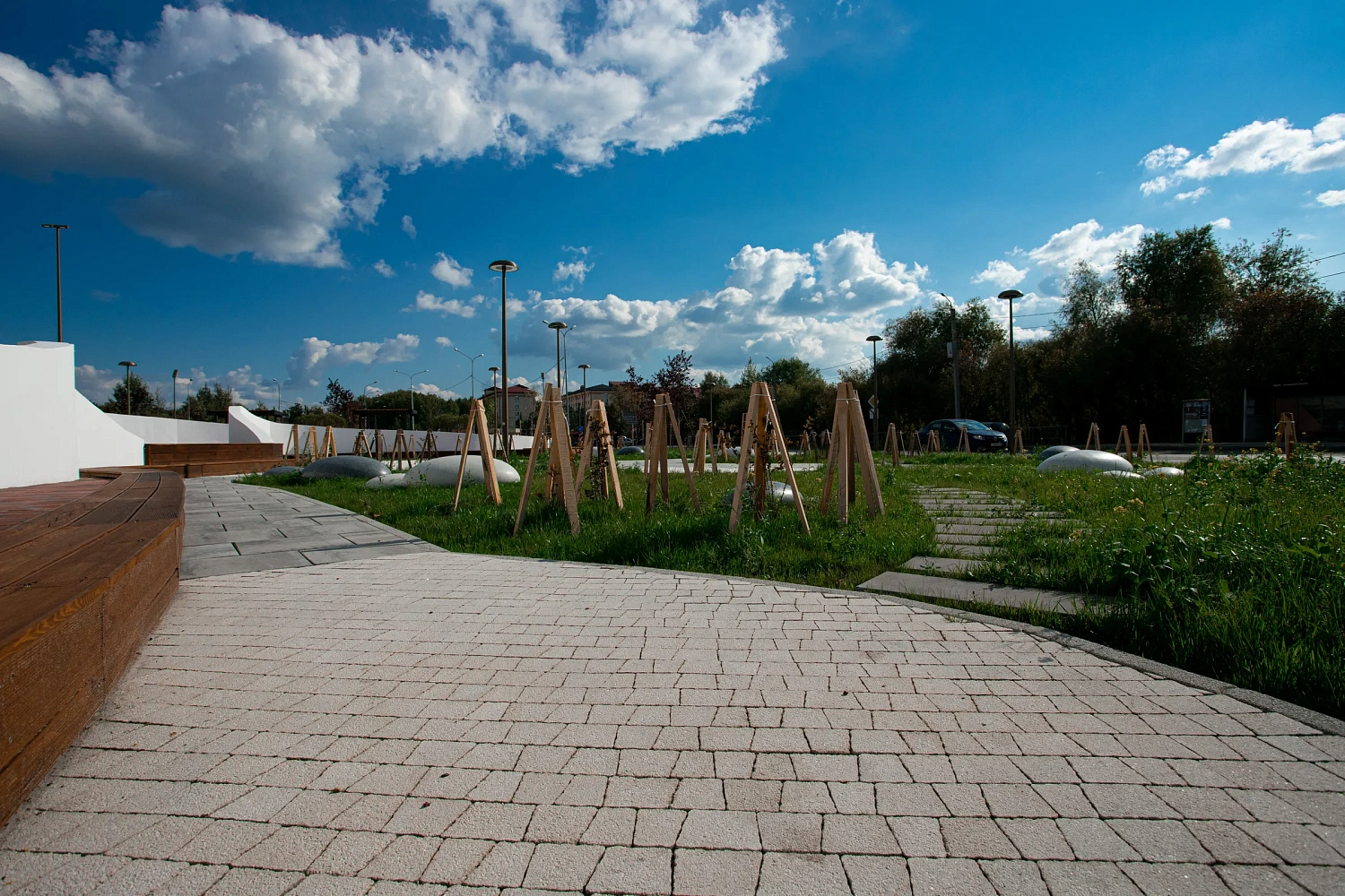 Сквер Медицинских работников в Тюмени