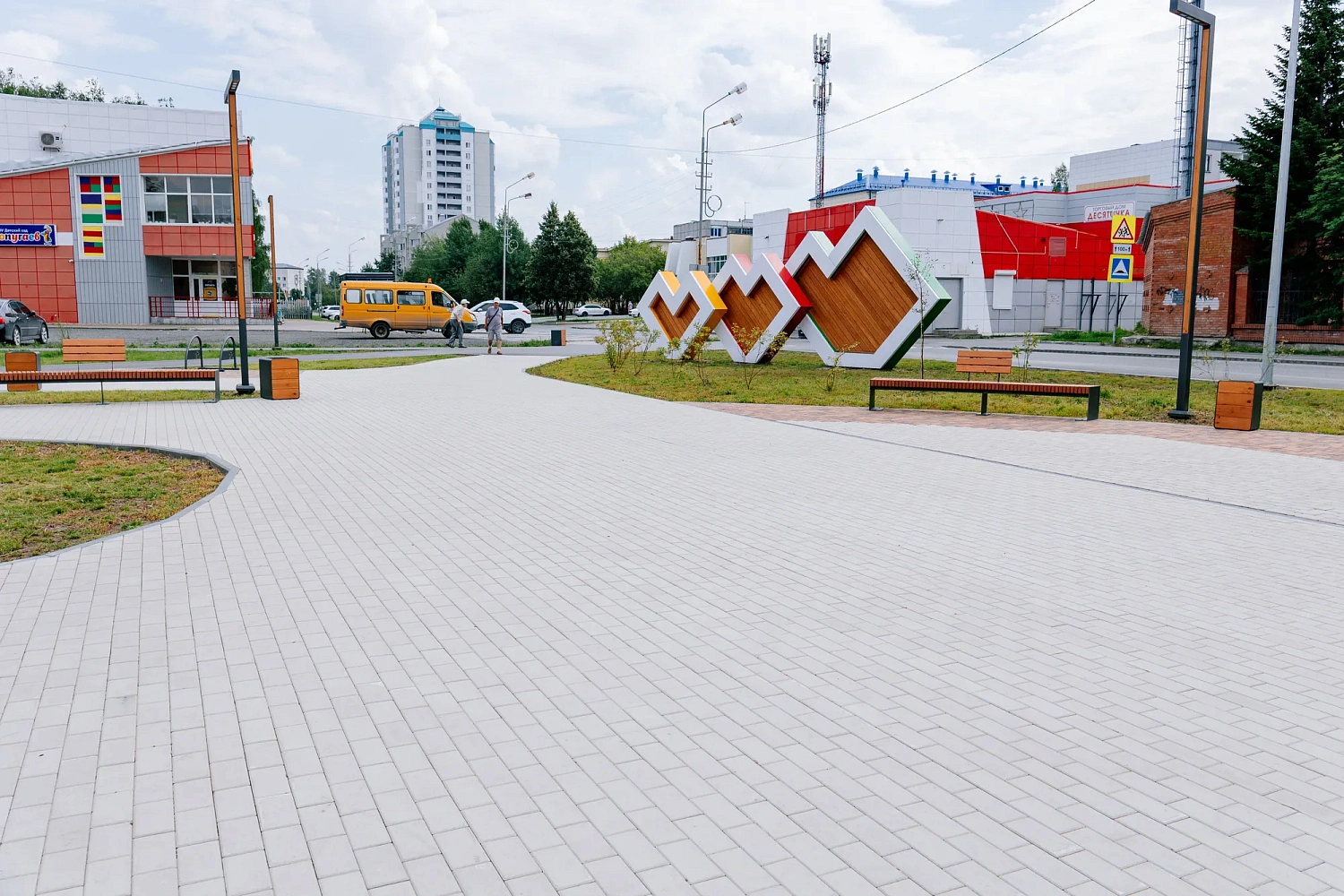 Сквер Спортивный в Тобольске