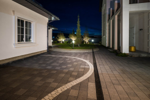 Купите тротуарную плитку Б.3.А.6 стоунмикс белый с черным