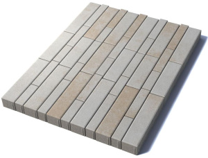 Тротуарная плитка Ригель, 80 мм, Степняк