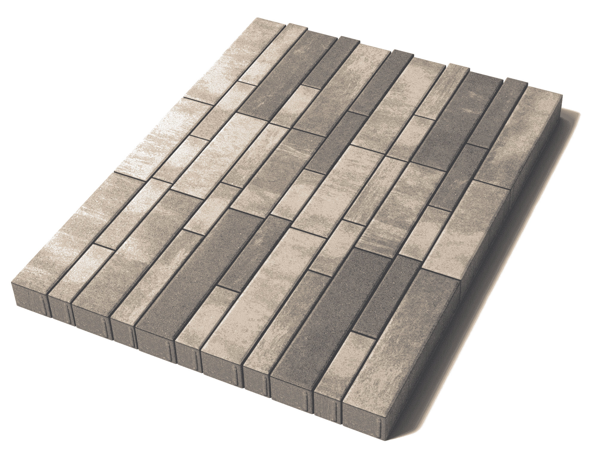 Тротуарная плитка Ригель, 80 мм, Доломит