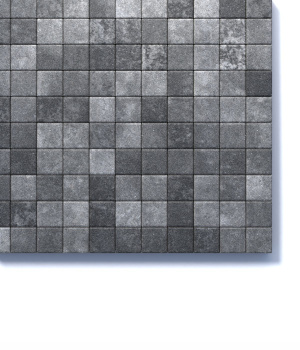 Купите тротуарную плитку Б.3.К.6 гладкий листопад (черный, белый) - Антрацит