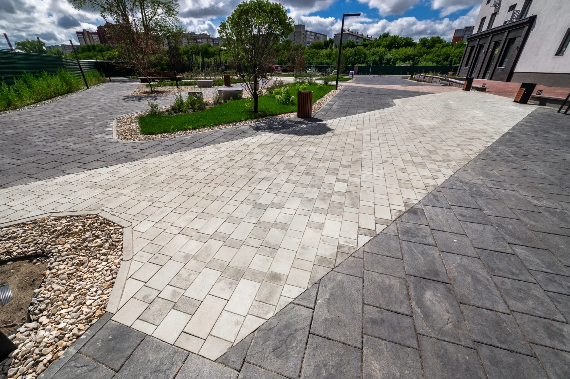  Тротуарная плитка Б.1.Фсм.6 гладкая белая