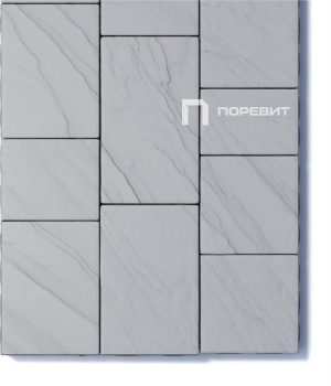 Гладкая серая тротуарная плитка от производителя