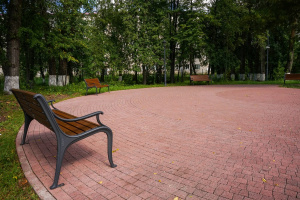 Тротуарная плитка Антик Б.3.А.6 гранит красный Тротуарная плитка Антик Б.3.А.6 гранит красный