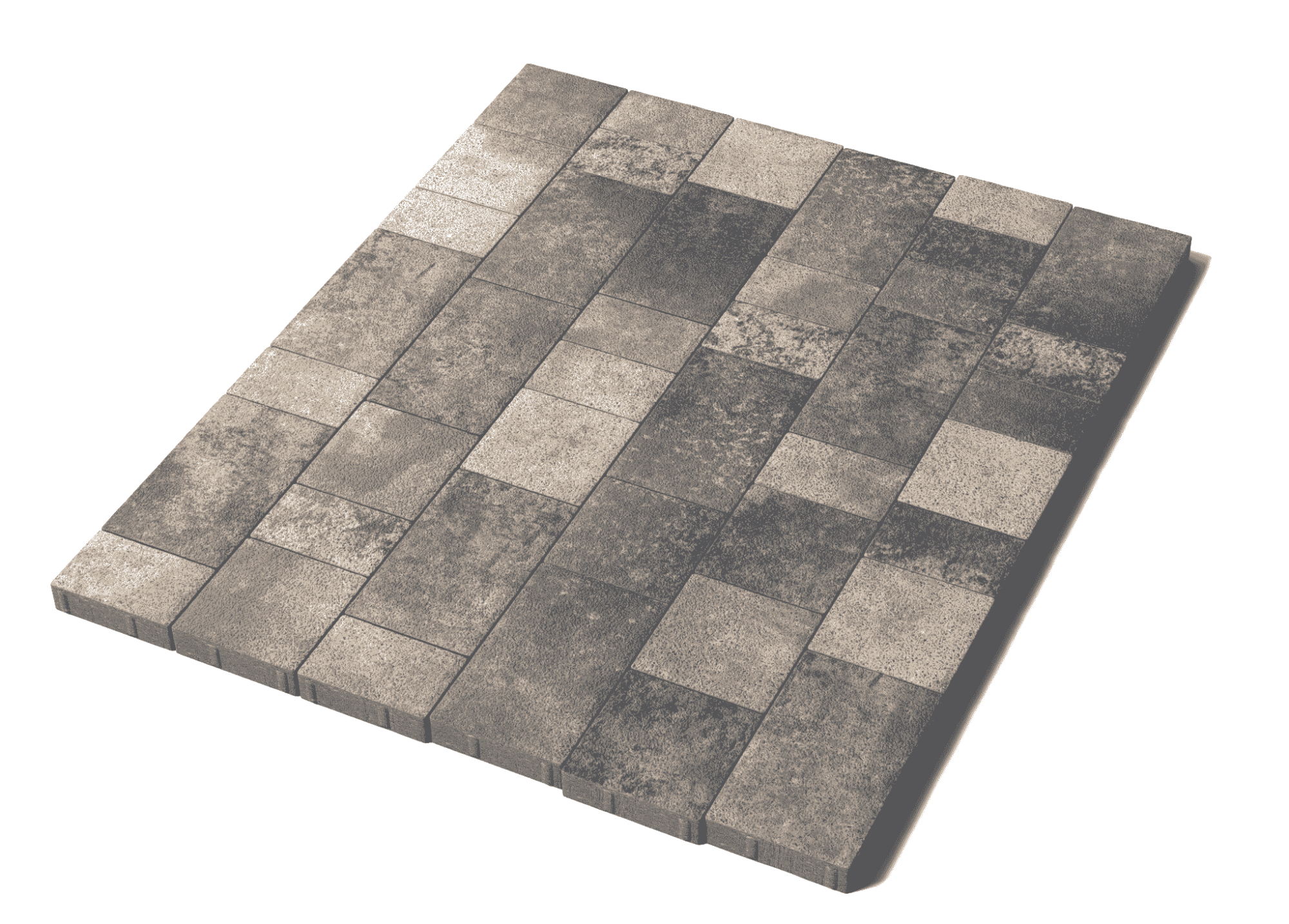 Тротуарная плитка Старый город, 40 мм, гранит, Старый замок