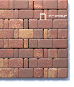 Тротуарная плитка Классико Б.1.КО.6 гладкий листопад, осень Тротуарная плитка Классико Б.1.КО.6 гладкий листопад, осень